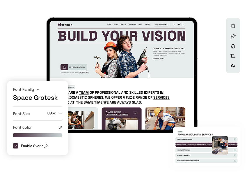 Handyman Website WordPress Theme